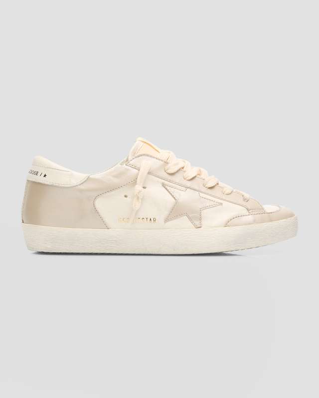 Superstar Nappa Leather Low-Top Sneakers